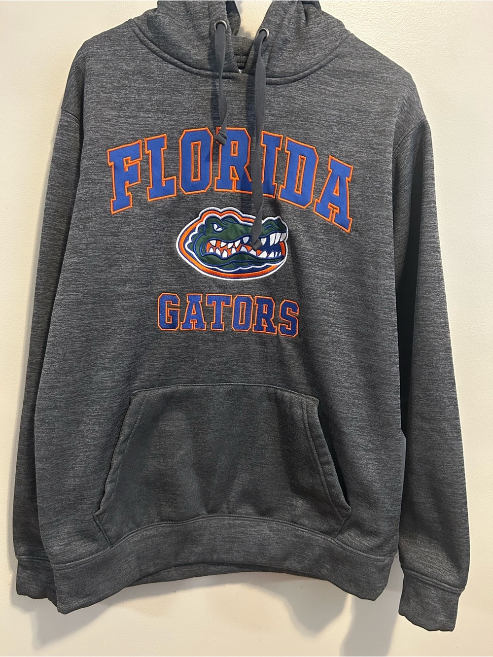 Colosseum Florida Gators Mens M Hoodie Grey Polyester Pullover Sweatshirt